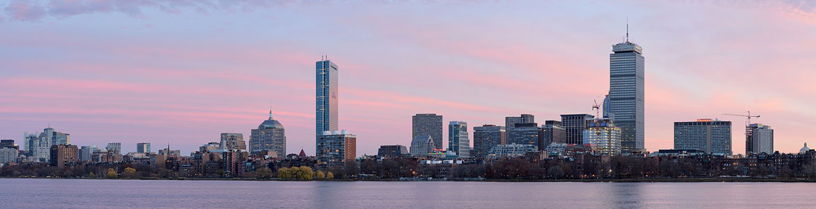 Boston skyline banner